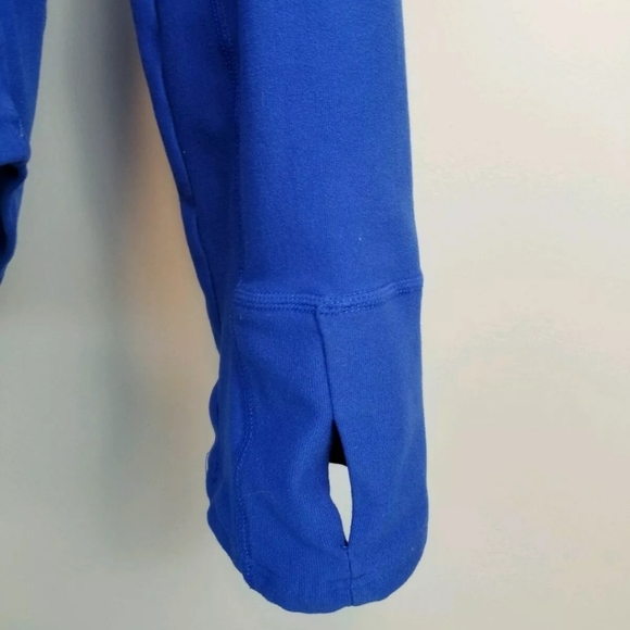 Asics XL Blue Semi-Fitted Light-Weight Pullover - Picture 6 of 7